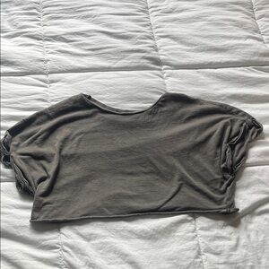 Garage Olive Cropped Boxy Tee